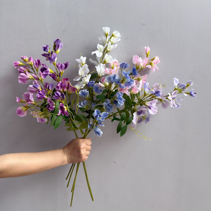 Artificial Pea Flowers, Artificial Fragrant Pea Flowers, Home Decoration, Table Flowers, Hand-Held Bouquets, Photography Props, Fake Flowers, Direct Sales from the Manufacturer Artificial Pea Flowers, Artificial Fragrant Pea Flowers, Home Decoration, Table Flowers, Hand-Held Bouquets, Photography Props, Fake Flowers, Direct Sales from the Manufacturer