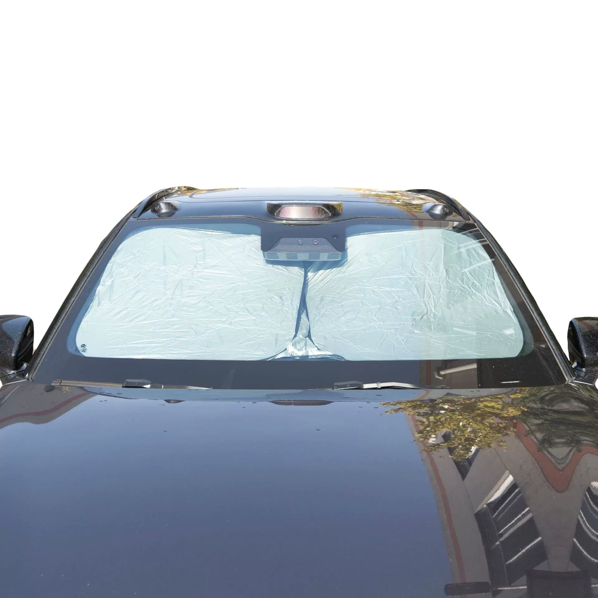 厂家批发跨境直供170T涂银布双圈遮阳挡太阳档车前档支持设计log