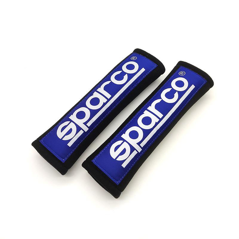 Seat belt shoulder pad — Tengyuan Cotton Cover Pair - sparco-black