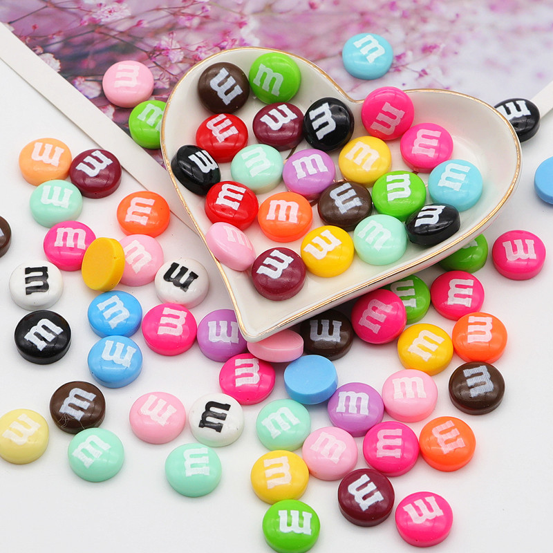 resin Accessories M Bean simulation candy DIY Cream gel Slim Crystal Mud Gadgets Material Science