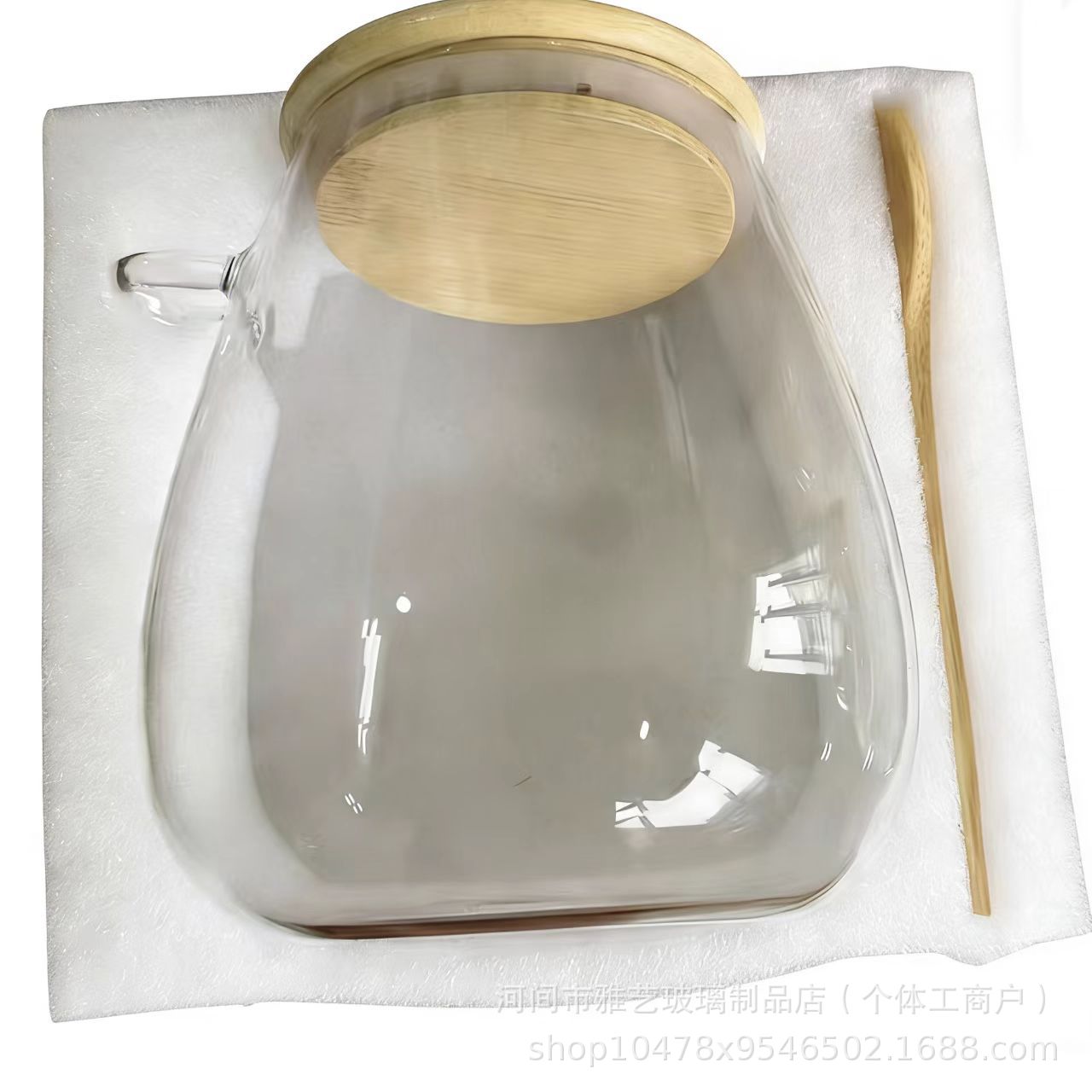Instantáneo de alto contenido de borosilicato de vidrio con cucharas de granos de té sellado tanque de almacenamiento de vidrio transparente de varias especificaciones image 18