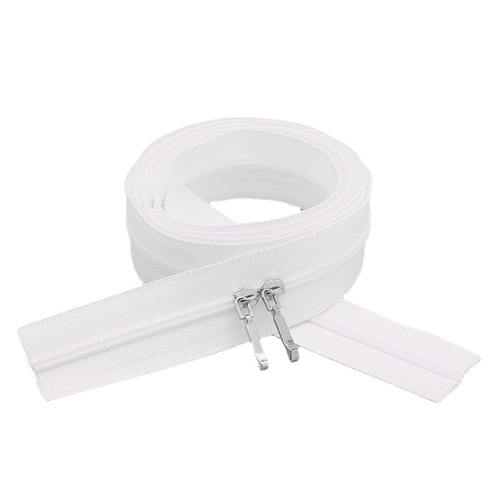 Wholesale white No. 3 invisible zipper home textile pillow zipper quilt cover double-ended nylon zipper clothing accessories