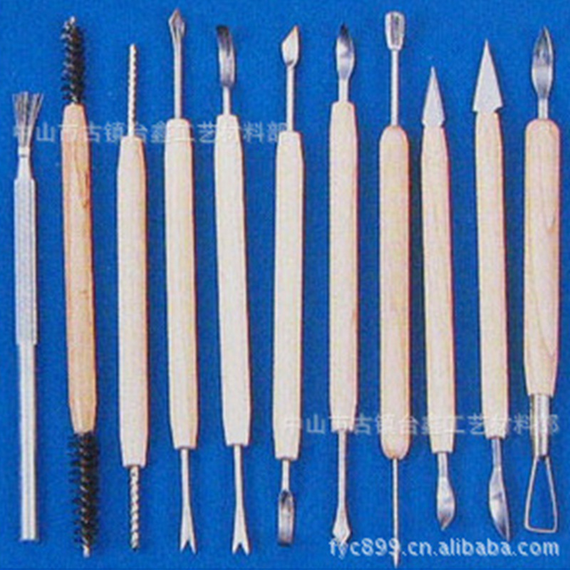 十一件镭丝刀 ，泥塑刀雕塑工具，雕塑刀，13件套雕塑工具