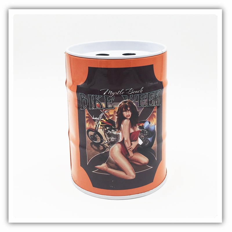 Moda japonesa de moda barril de aceite cenicero personalidad mini cenicero de acero inoxidable barril de gasolina cenicero