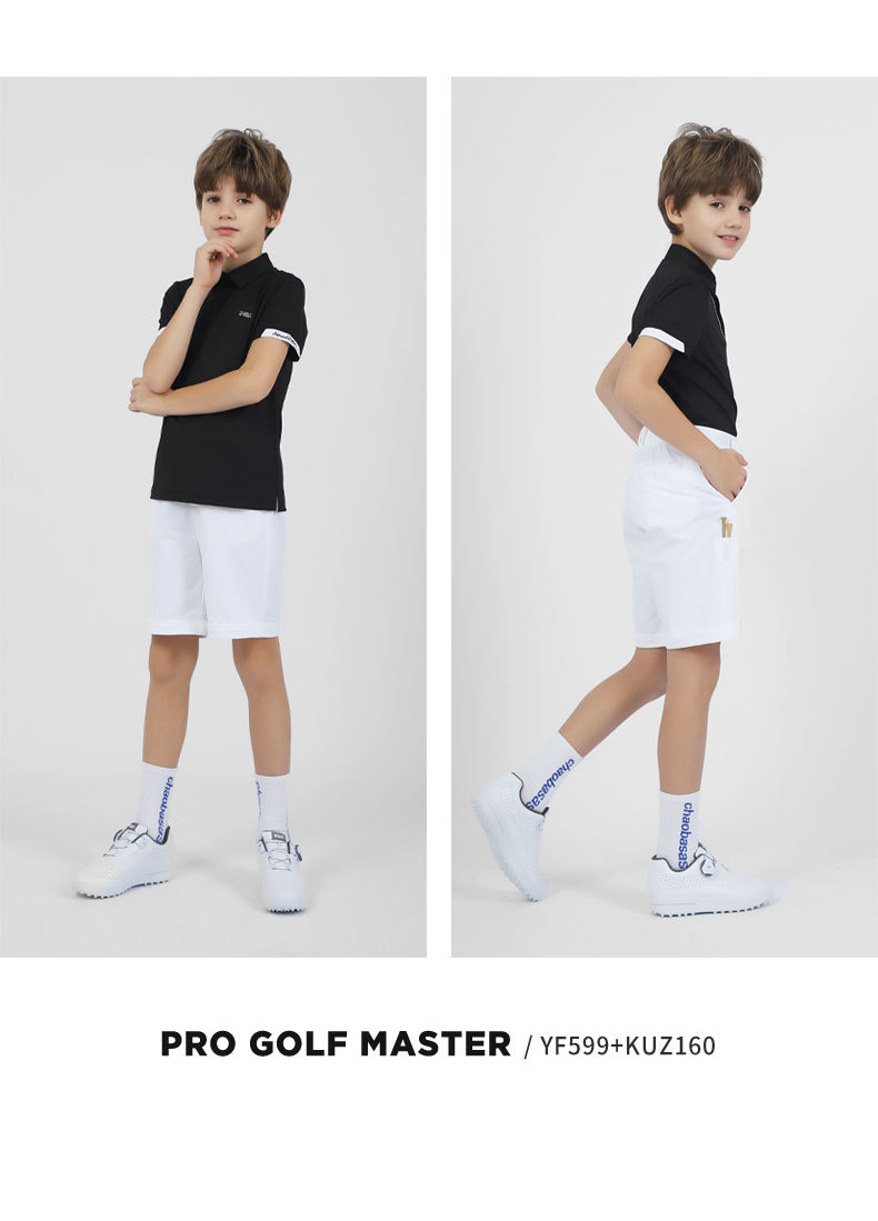 Quần thể thao nam Golf dáng cổ điển, thun lưng co giãn, thoáng mát mùa hè — KUZ160-Kaki, KUZ160-Màu đen, KUZ160-màu trắng chi tiết 9