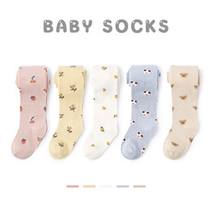 G367春夏薄款嬰兒連褲襪卡通大PP女童褲襪精梳棉無骨寶寶襪子批發