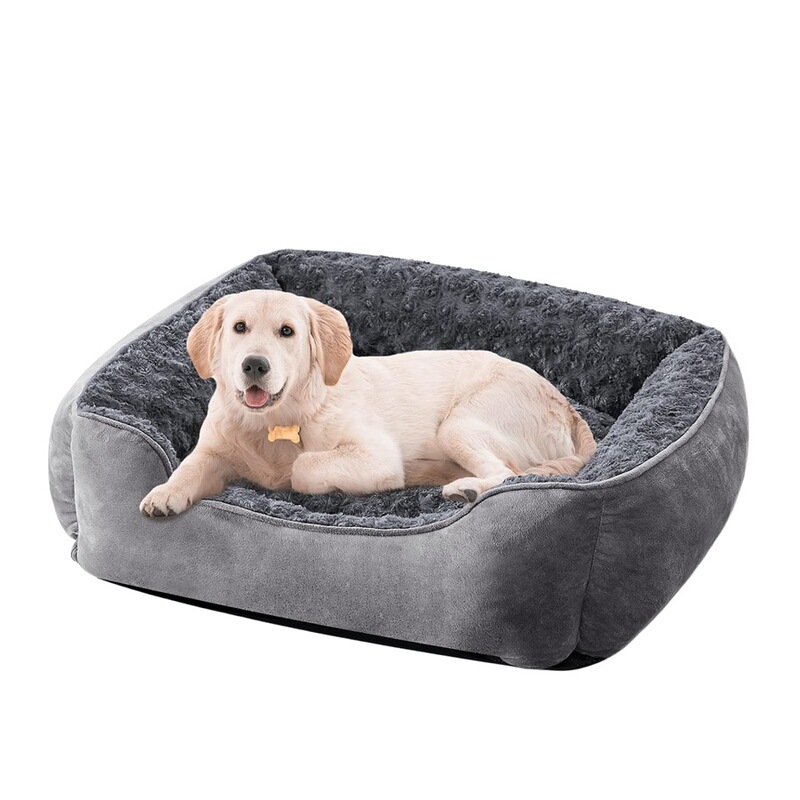 Cross-Border Amazon Pet Nest Large Rectangular Orthopedic Dog Bed Four-Season Universal Pet Nest Mat Non-Slip Dog Sofa Bed