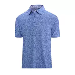 2025 New Summer Quick-Dry Golf Casual Polo Shirt for Men Solid Color Fitness Short Sleeve