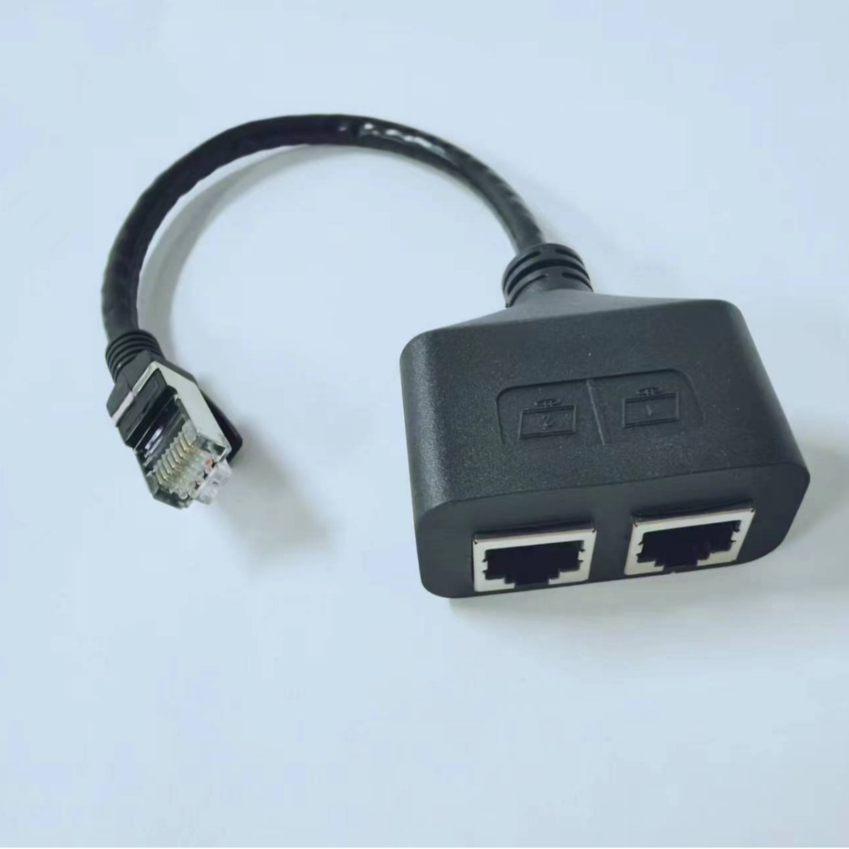 rj45一分二/三/四网线分线器RJ45一分三延长线一分二以太网适配器