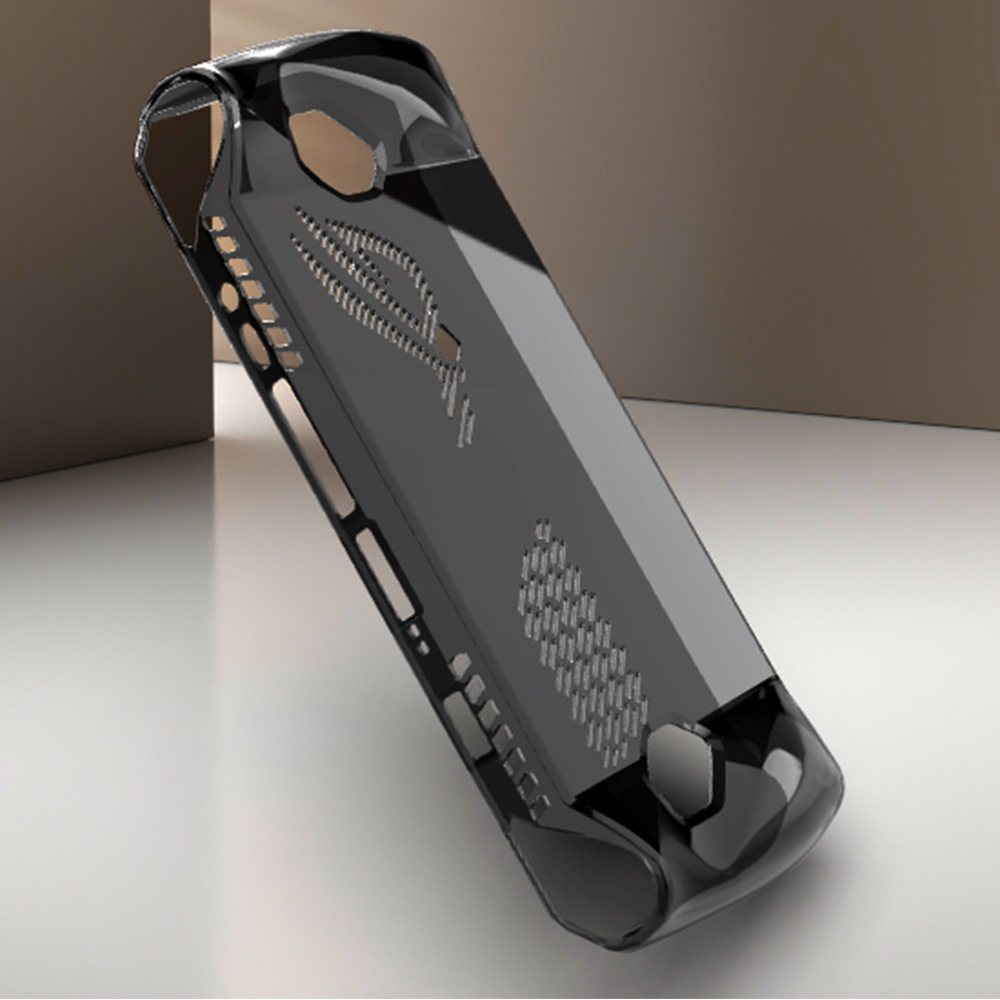 Aplicable a Asus ROG aliado TPU transparente cáscara protectora juego Palma de goma suave cáscara protectora disipación de calor transparente gota-resistente