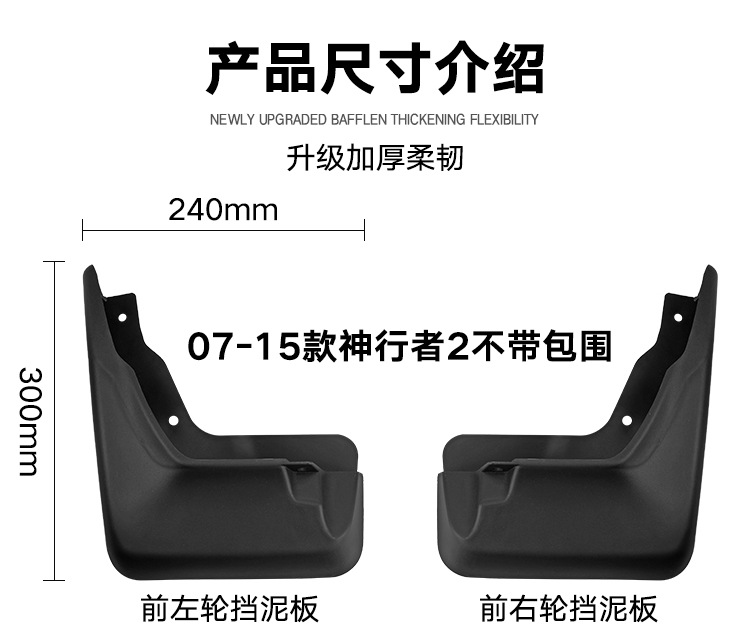 Suitable for Land Rover Freelander 2 Freelander 2 LR2 2007-2015 foreign trade car fender leather