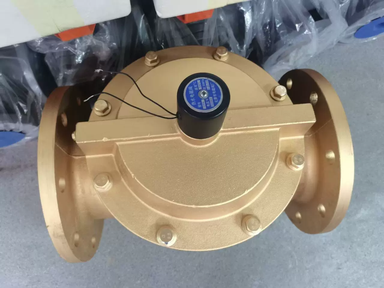 厂家现货DF电磁阀法兰大流量球磨铸铁先导式批发高流量电磁阀