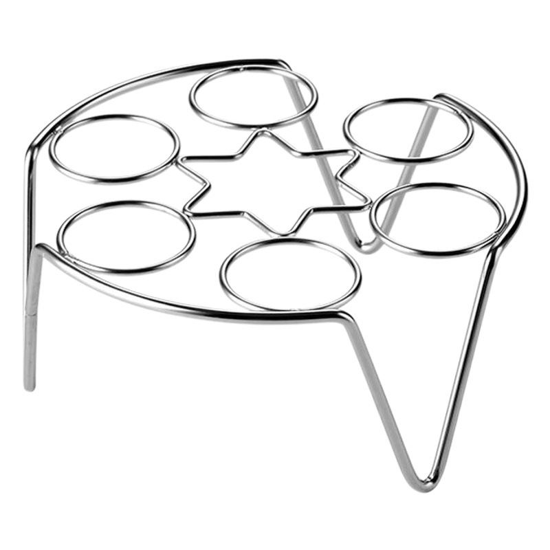 Vapor de huevo de acero inoxidable suministros de cocina de alta pierna a prueba de agua al vapor huevo vaporizador multi-funcional cocina al vapor estante