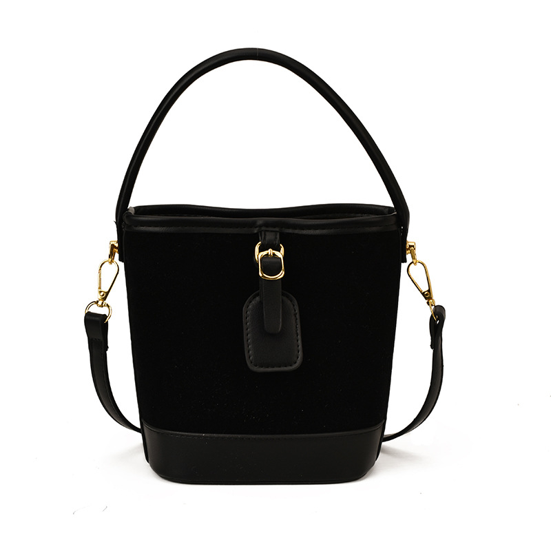 Cross-border 2025 otoño y invierno nuevo bolso de alta calidad bolso de cubo de aire extranjero bolso de hombro de mujer universal bolso de transporte