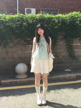 �����黨�o������Ů�ĵ��������⴩�弃���¹�һ����ootd�������b