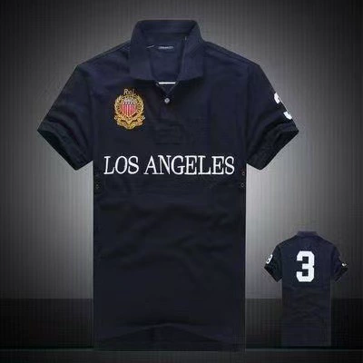 Polo, with short sleeve, with embroidery, plus size
