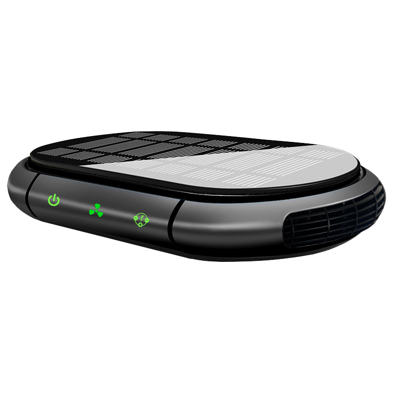 Car Air Purifier, Car Oxygen Bar, Formaldehyde Odor Removal, Second-Hand Smoke Aromatherapy, Car Start Solar Energy