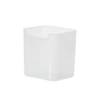 Single refrigerator side door storage box