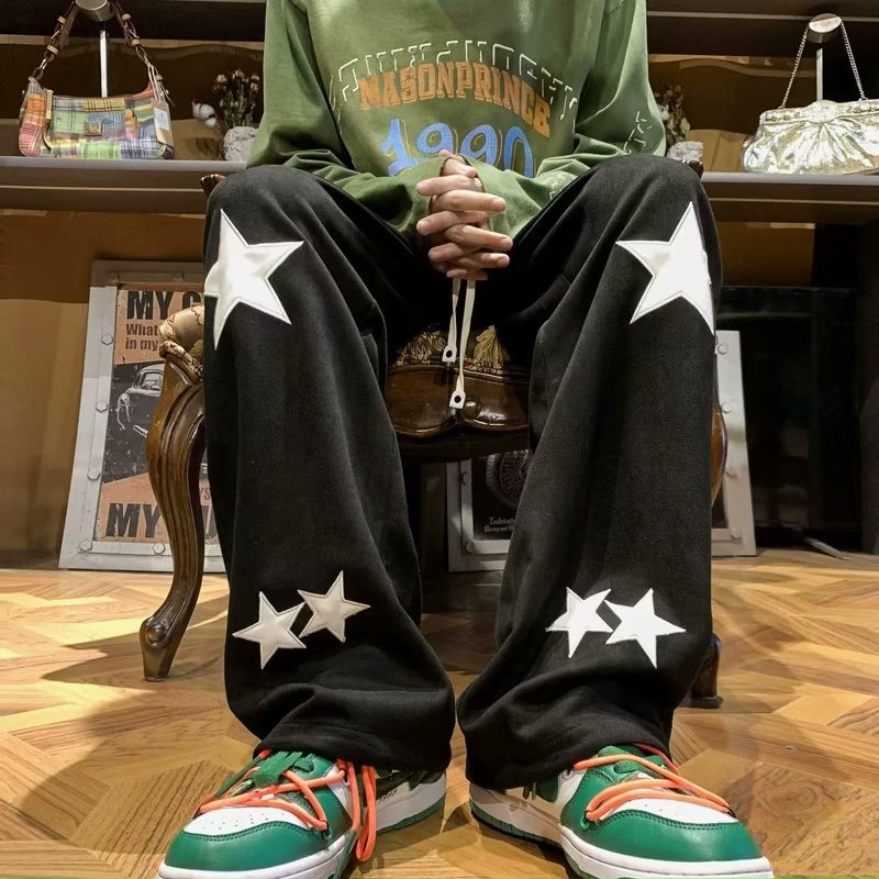 2023 primavera y otoño sueltos pantalones casuales pantalones cortos de los hombres de moda Pantalones rectos nueva llegada para hombres