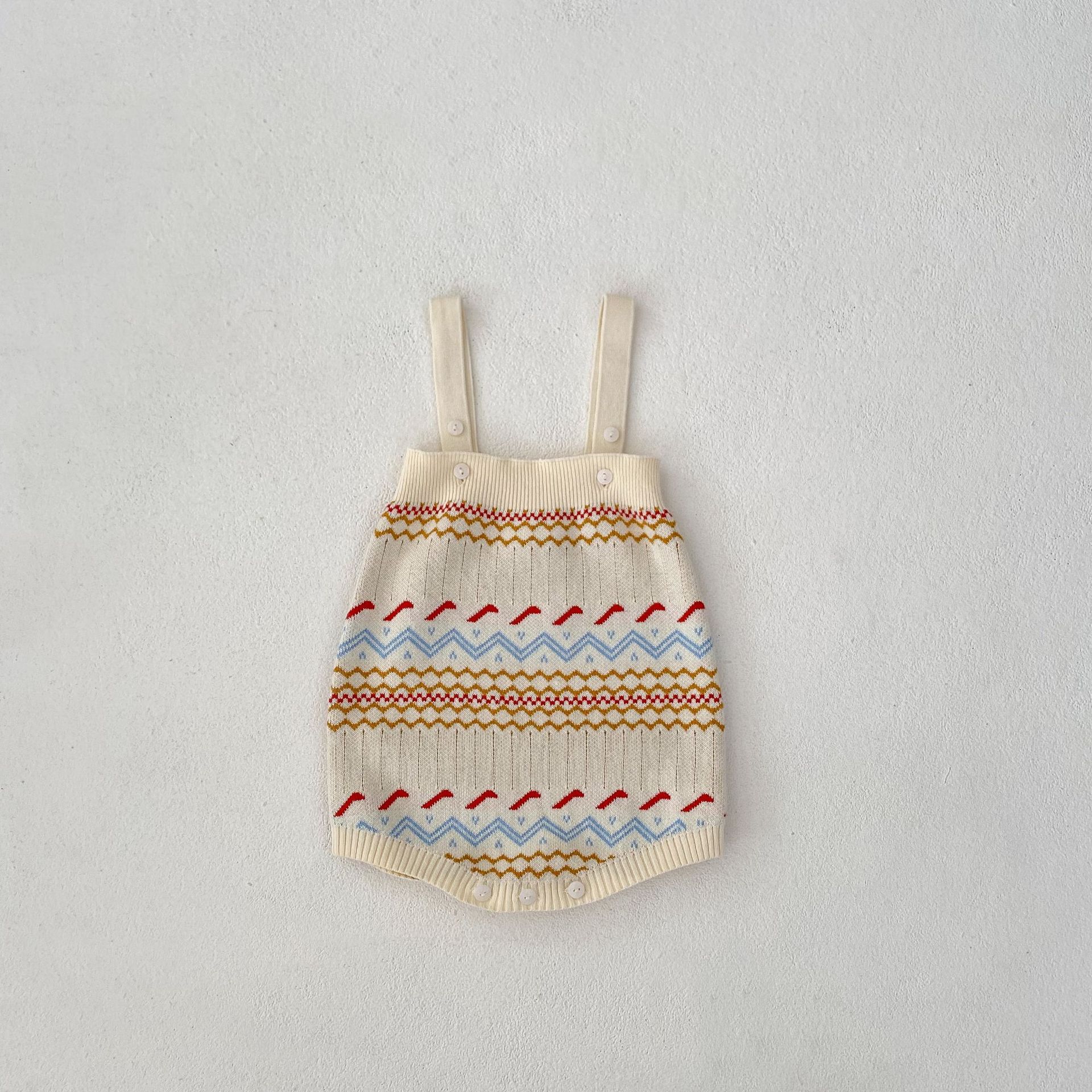 2024 őszi új unisex jacquard kötött szett fiúknak, lányoknak, babáknak, hosszú ujjú kardigán és khaki színben külön-külön_voghion.com