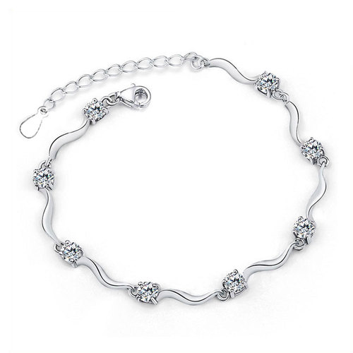 Weihua New Silver-plated Bracelet for Women Korean Fashion Retro Cute Jewelry Birthday Gift Taobao Sales