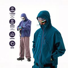 冲锋衣男女款2025新款春秋户外防风外套超好看美式硬壳徒步登山服