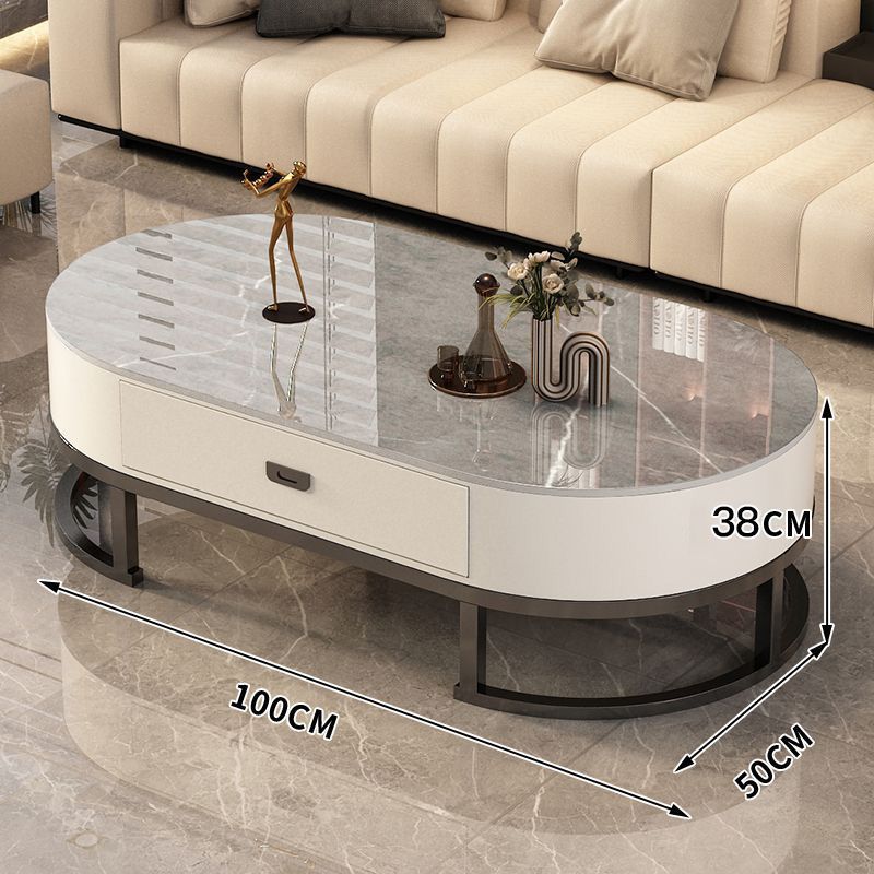 화산재 조리대 + 블랙 프레임 화이트 소프트백