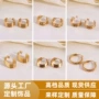 条纹小众跨境爆款耳圈