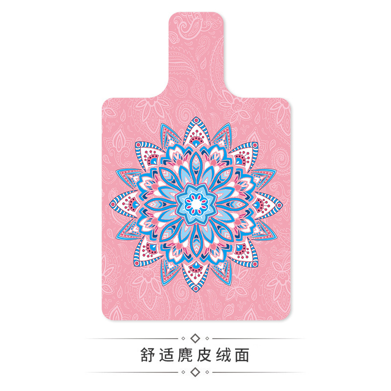 跨境专用麂皮绒普拉提核心床垫吸汗防滑健身垫耐磨pu橡胶瑜伽垫子|undefined