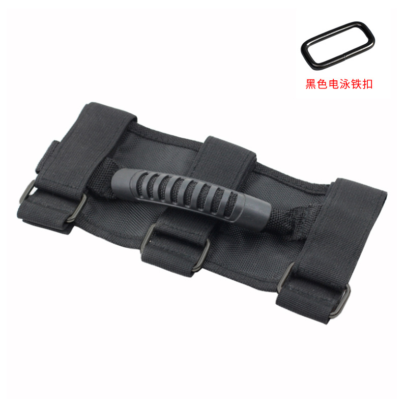 Adecuado para la manija del Jeep Wrangler, manija de agarre interior para vehículos todoterreno Jeep, reposabrazos, hebilla auxiliar antideslizante para JK.