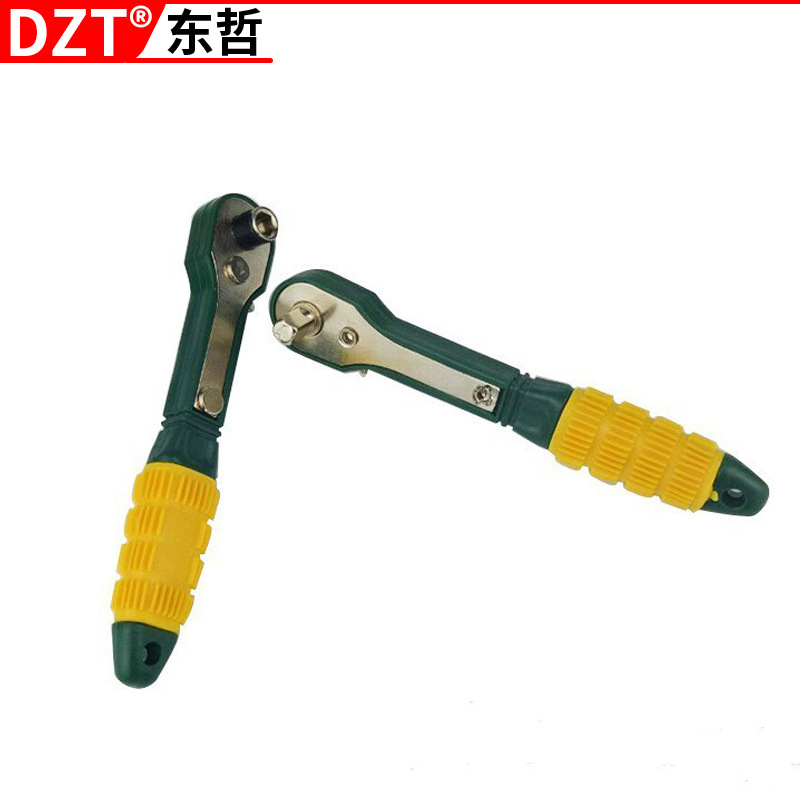 Portable Mini Ratchet Wrench 1/4 Head Screwdriver Handle 6.35mm Quick and Easy Automotive Repair Set