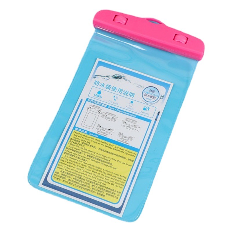 Spot pvc mobile phone waterproof bag men's and women's beach beach waterproof bag hot spring swimming touch screen mobile phone waterproof case
