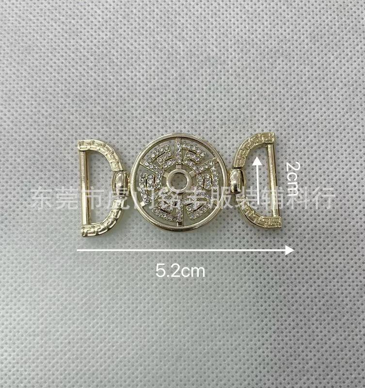 新しいファッションシンプルな金属ウエスト服バッグ靴diy服アクセサリー|undefined