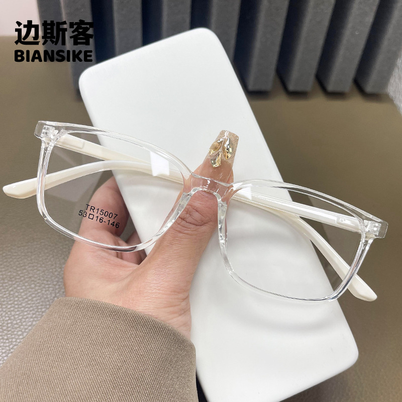 TR15007 new square frame glasses for men and women