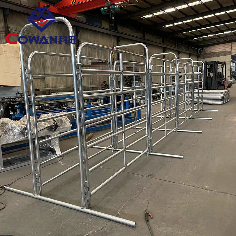 Barras móviles de prevención de epidemias Barras de inyección de prevención de epidemias Valla de ganado vacuno y ovino Pasaje móvil Circle Cría Fabricante de cercas de cría