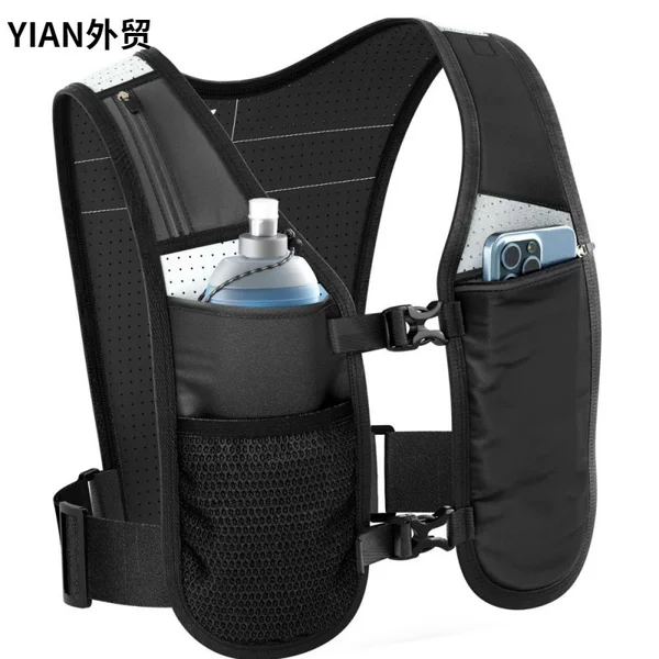 Cross-border best-selling new multifunctional running backpack, safety sports backpack, hiking hydration backpack, cycling bag, one size fits all