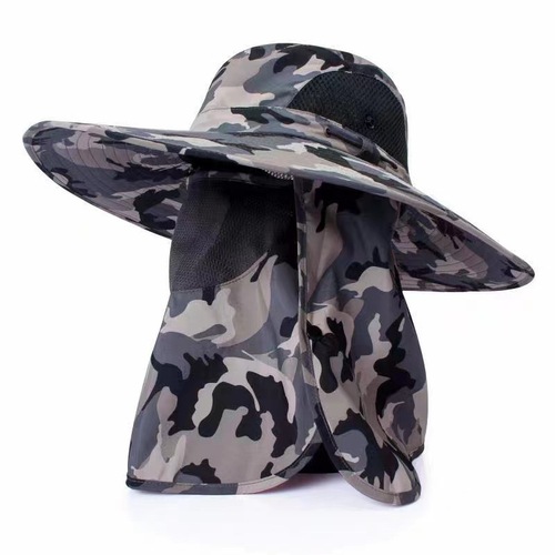 Fishing Hat Men Outdoor Sun Hat Sun Protection Hat Foldable Cooling Hat UV Protection Fisherman Hat Breathable Sun Hat for Men
