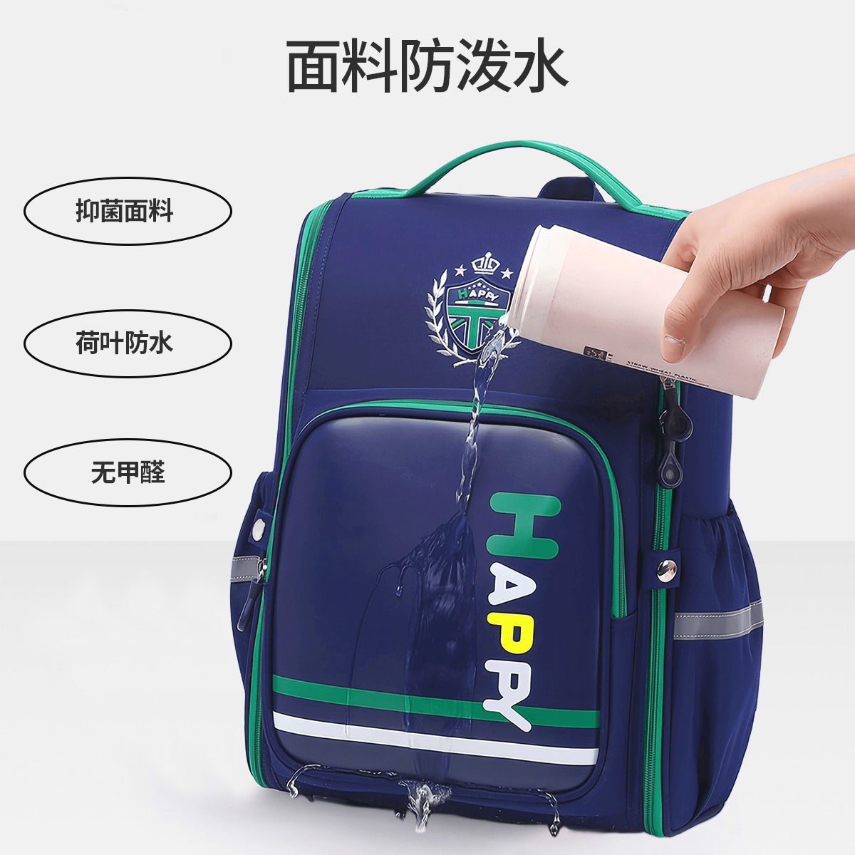 New schoolbag wholesale primary school student large capacity boys and girls Grade 1-3-6 spine protection lightweight backpack