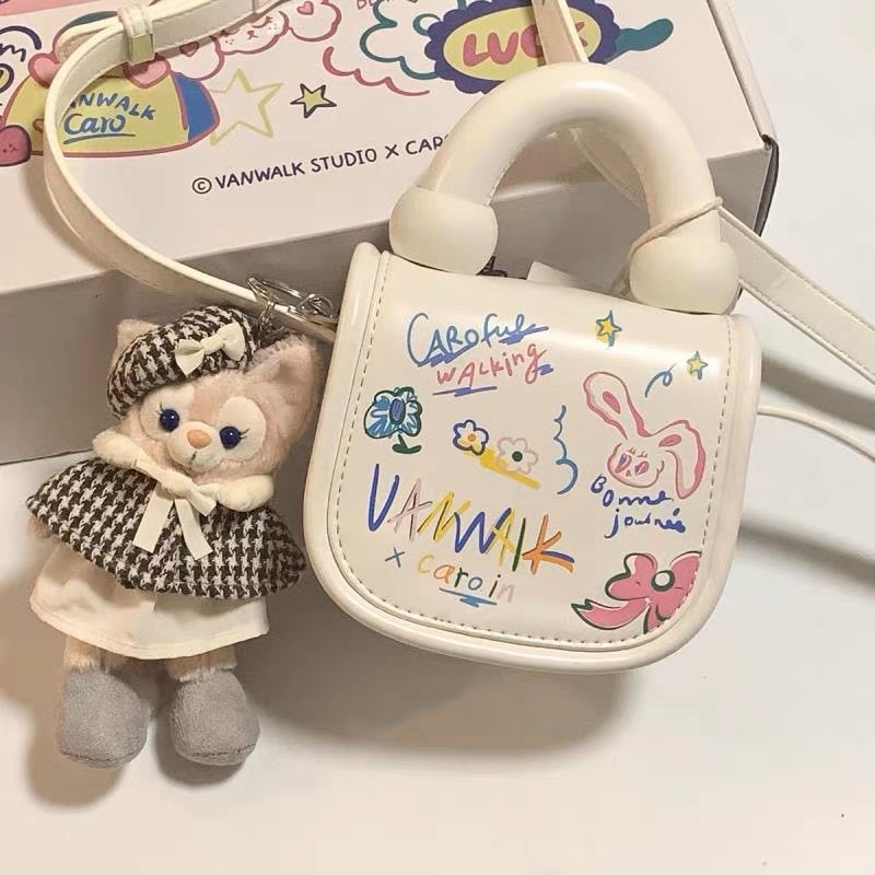 Frau Mini Sommer Pu-leder Süß Schultertasche display picture 3