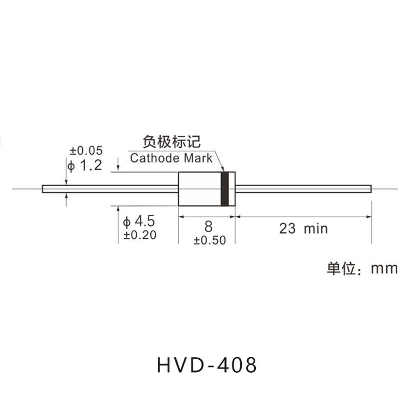 MD8CP5-HVS УЛХ диод высокого напряжения 8kV500mA50ns высокая выдержка напряжения