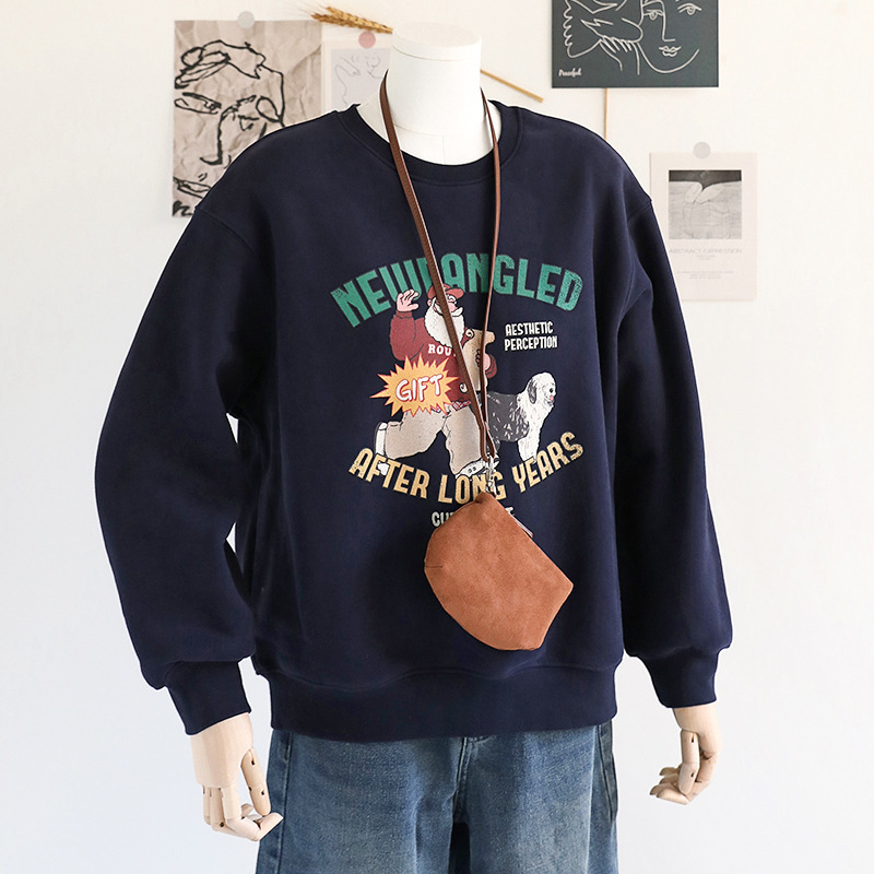 Japanese Style Cute Neck Coin Purse Women's Suede Shoulder Small Bag Niche Fashion Popular Card Bag Key Bag Trendy