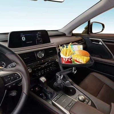 Car cup holder/beverage holder Tray for Food, Drinks, Snacks
