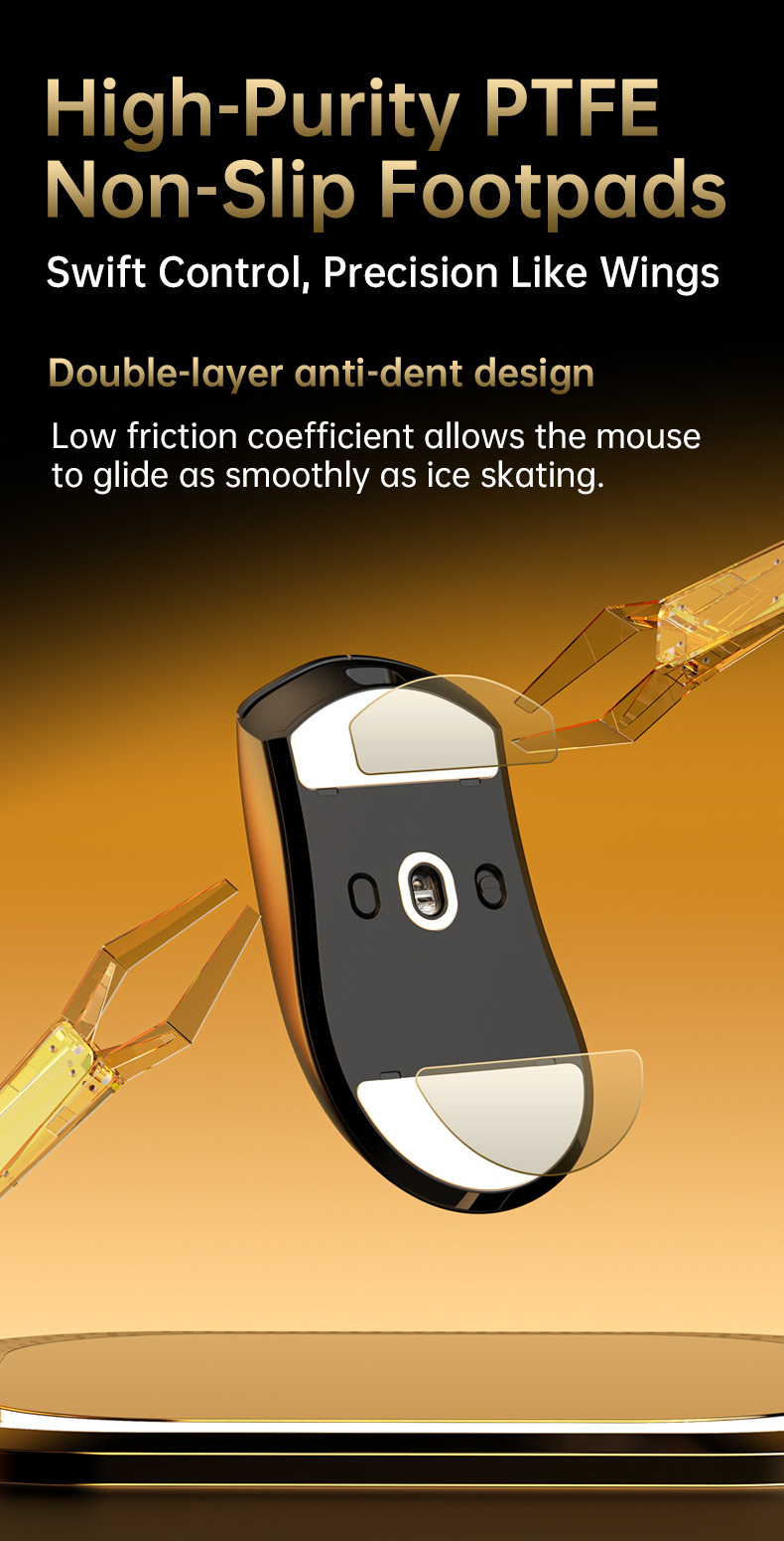 ATTACK SHARK Mouse wireless Attack Shark V8, leggero PAW3950, giochi, The Third Mock Examination, 8K_voghion.com