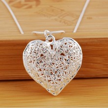 新款上市跨境爆款复古宫延饰品镀925银饰品雕花吊坠项链批发P218