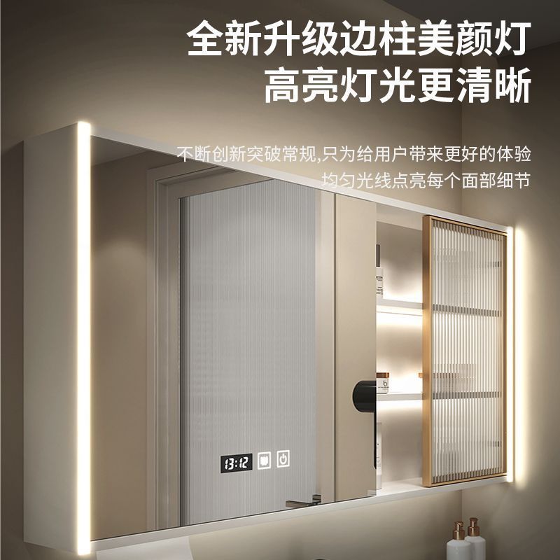 French-style solid wood bathroom cabinet combination, wall-mounted integrated basin for the bathroom, hand washing basin, washbasin, washbasin, and smart mirror cabinet Application Scenario