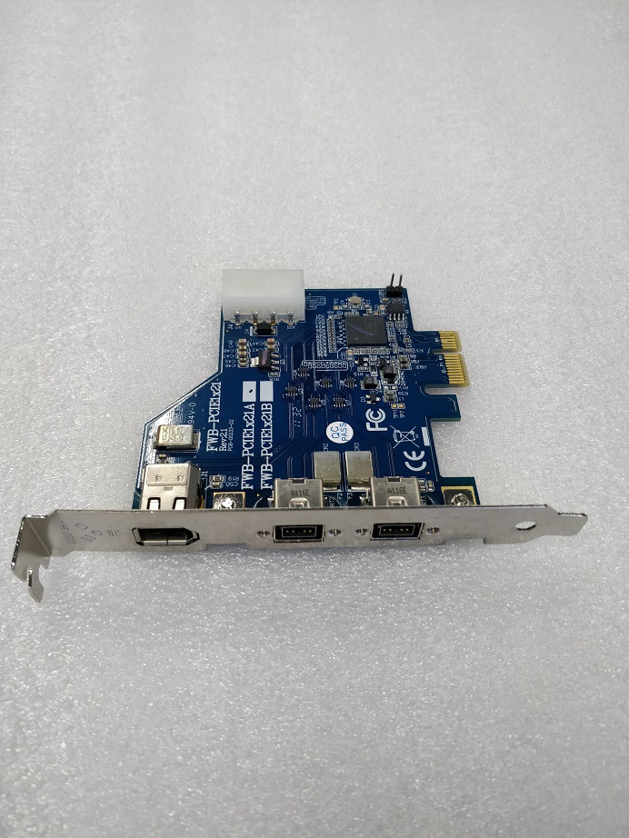 台湾 IOI FWB-PCIE1x21A 1394B 工业视觉相机卡 原装卡议价