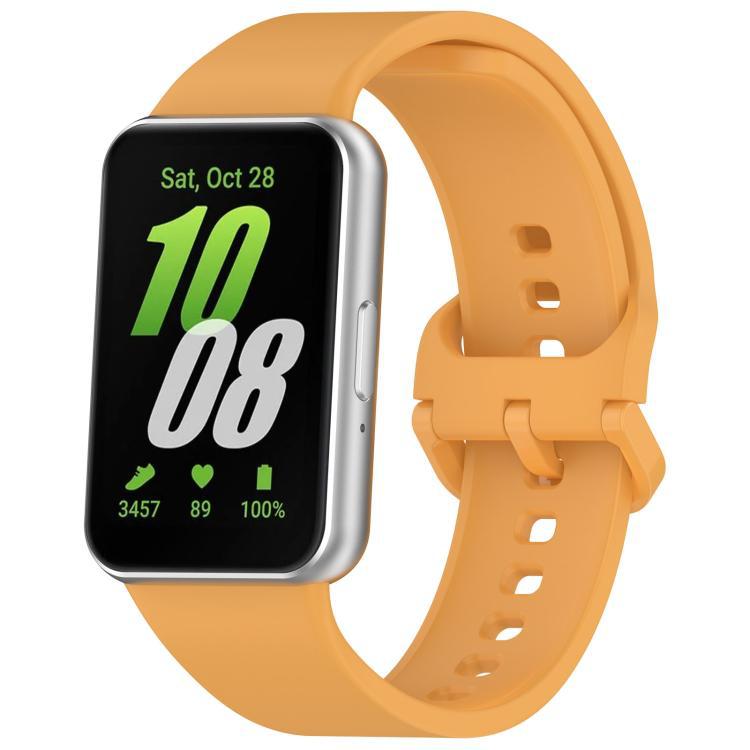 xDfind pulsera de silicona de hebilla de color sólido para Samsung Galaxy Fit3 SM-R390
