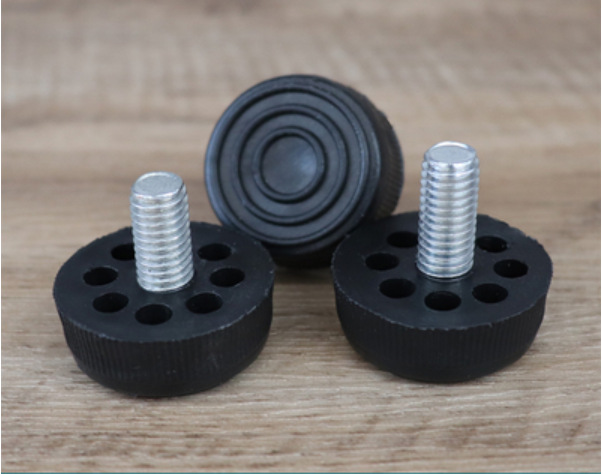 8厘8孔可调 家具脚垫 调整脚 办公桌可调脚 不锈钢货架脚垫