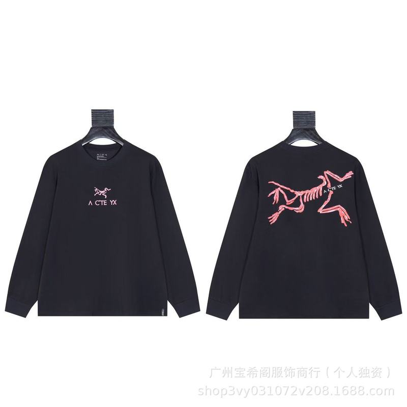 跨境新款鸟家ARC秋季圆领宽松运动休闲男女同款百搭T桖一件代发|undefined