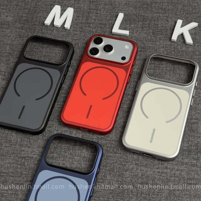 Cross-Border Iphone17Promax Soft-Touch Second-Generation Magnetic Phone Case Suitable for Apple 16 Matte Ultra-Thin Protective Case